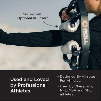 ROLL Recovery R8 (Carbon Black) - Deep Tissue Massage Roller - color: Carbon Black