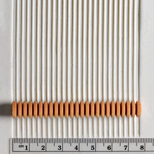 MKM Pottery Tools Wood Twig Rollers for Clay (TW-42 Vertical Lines) - color: TW-42 Vertical Lines