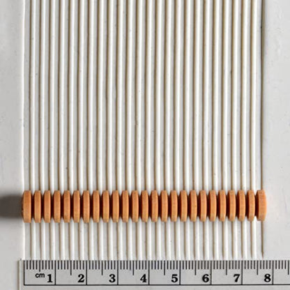 MKM Pottery Tools Wood Twig Rollers for Clay (TW-42 Vertical Lines) - color: TW-42 Vertical Lines