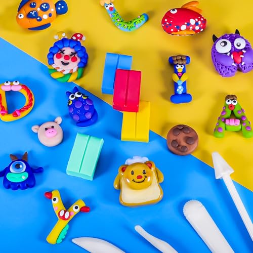 CiaraQ Polymer Clay Kit, Mini Modeling Clay Set | for Kids/Beginners/ Artist, 100 colors - color: 100 Colors