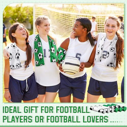 FuWeave 12 Pcs White Soccer Cooling Towels Gifts 40 X 12 Inch - color: White, size: 40 x 12 inches