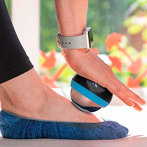 Nobility Massage Ball Roller– Ice Cold and Hot for Deep Tissue and Sore Muscle Relief of Stiffness and Stress, Body, Neck, Back, Foot, Plantar (Black) - color: Black