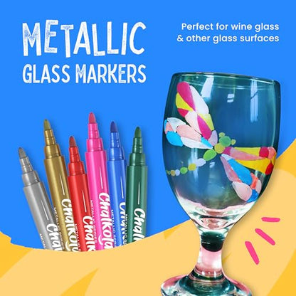 Chalkola 21 Extra Fine Tip Liquid Chalk Markers for Blackboard & Glass Pens | (Pack of 21, 1mm Tip) - Washable Liquid Chalk Pens for Dry Erase Board, Car Windows - Thin Chalkboard Markers Erasable - size: Extra Fine Tip - 1mm