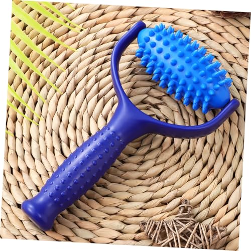TEHAUX Handheld Back Massager Stick Lightweight Abs PVC Massage Roller for Neck Leg and Body Relief Suitable for Yoga Enthusiasts and Sedentary Individuals