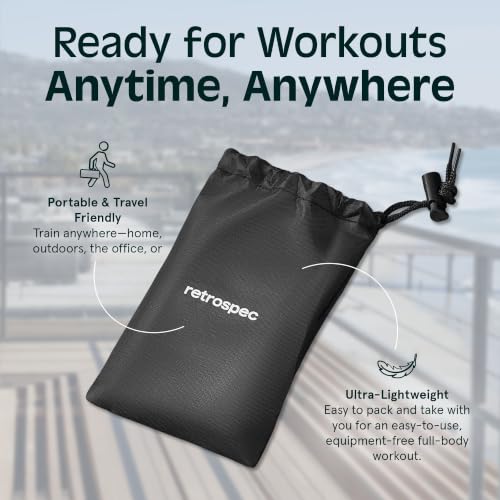 Retrospec Activate Resistance Loop Band Set for Working Out, Home Fitness, Toning, Stretching & Exercise - Lightweight & Portable for Men & Women