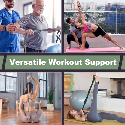 VRTX Fabric Stretch Strap for Yoga, Pilates & Home Workout, Single Band | Patented Intelli-Weave technology delivers skin-friendly comfort, reinforced durability, and machine-washable convenience. - size: X-Light (2-15lbs)