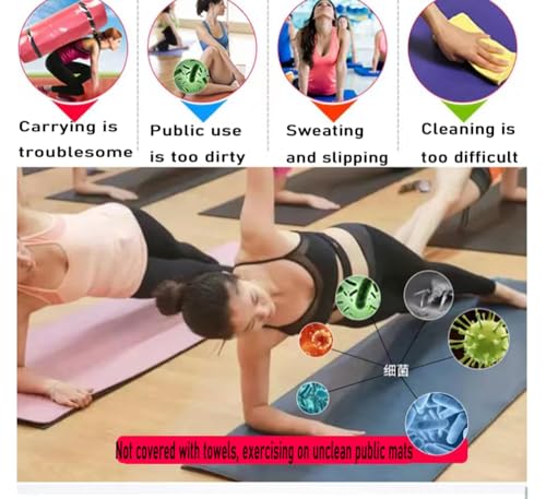 Meditation Mat New Printed Yoga Mat, Yoga Towel, Yoga Blanket Mat, Fitness Yoga Blanket 72" L x 24.8" W (Elk)