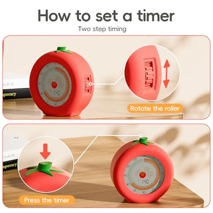 Tomato Kids Visual Timer for Classroom, Office and Meetings