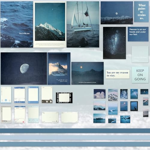 114 Pcs Aesthetic Scrapbook Kit DIY Junk Journaling Supplies, Fresh Style | Scrapbooking Materials for Bullet Junk Journal, Art Journaling, Vintage Collage Album Gift for Adults Women Beginner - style: Fresh Style