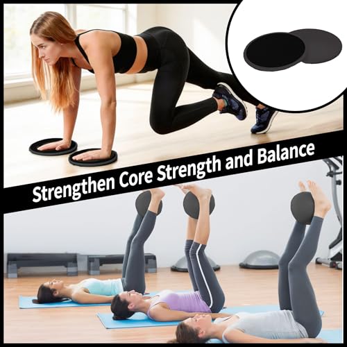 DICYWUDI Pilates Essentials Kit for Home Women, Pilates Equipment for Workouts, 6 Fabric Resistance Bands, 12 Inch Magic Circle Yoga Ring, Mini Exercise Ball, Great Exercise Equipment - color: 15pcs Black set