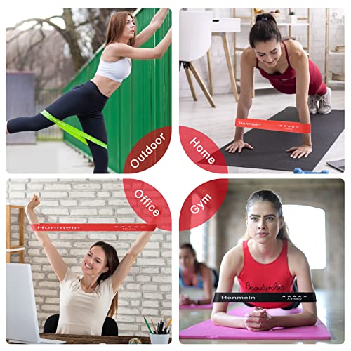 Resistance Bands for Working Out,Exercise Bands with 5 Resistance Levels - color: Multicolor