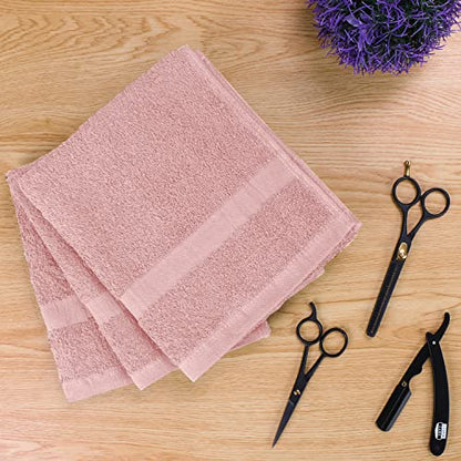 Utopia Towels Salon Towels, Pack of 24, 16x27 in, 100% Cotton, Dusty Pink - color: Dusty Pink, size: 24 Pack