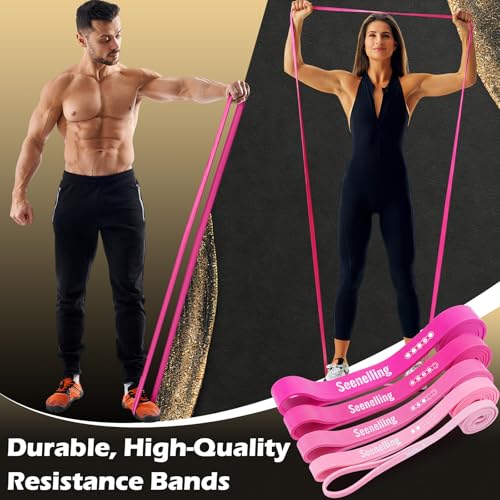 Seenelling 5 Level Resistance Bands - color: Rose Pink