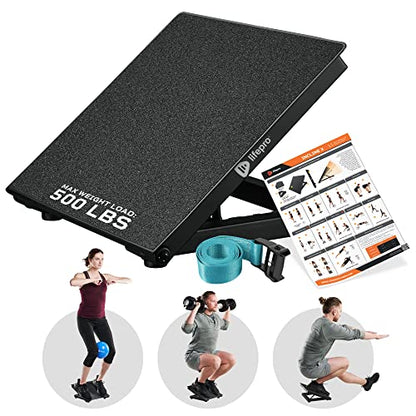 Lifepro InclineX Slant Board for exercise — Adjustable Calf Stretch Board