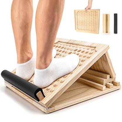 Wooden Slant Board, Incline Board for Leg Exercises