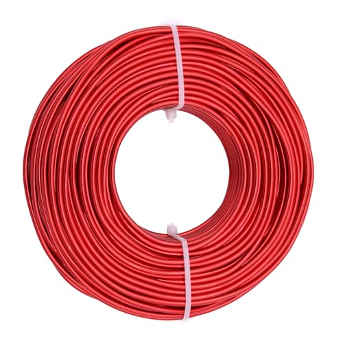 18 Gauge Aluminum Craft Wire, 100 Feet 1mm Bendable Metal Wire for Jewelry Making, Sculpting and Floral Design, Soft Armature Wire for DIY Crafts (Red) - size: 18 Gauge(1mm), style: Red