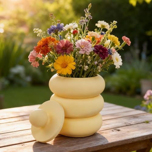 Jar Resin Mold with Lid 3D Jewelry Storage Box Epoxy Silicone Mold | Container Silicone Mold for Resin Casting, Planter Pot, Candle Holder, Storage Jar, Jewelry Trinket, DIY Home Decor Craft - color: Jar Resin Molds