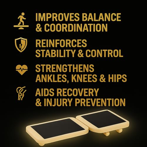 ANKR Ankle Balance Board | Stability Trainer for Ankle Strength, Mobility & Sprain Recovery | Non-Slip Wobble Board for Plantar Fasciitis Relief, Physical Therapy & Injury Prevention
