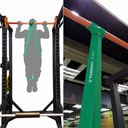 TOMSHOO 5Pcs Resistance Bands Set with Handles Door Anchor for Men Women