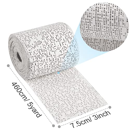 45ft - 211ft Plaster Cloth Rolls White Gauze Strips Wrap Bandages for Craft Belly Cast Mask Making Body Molds Scenery Art(3inch x 136 Feet, White) - color: White, size: 3 Inch x 136 Feet