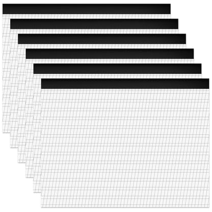 gisgfim 240 Sheets Calligraphy Paper Fountain Pen Paper Calligraphy Practice Pad 12" x 9" Calligraphic Writing Pages with Slanted Grid Letter 19lb Bond (70GSM) for Beginners（6 Pack）