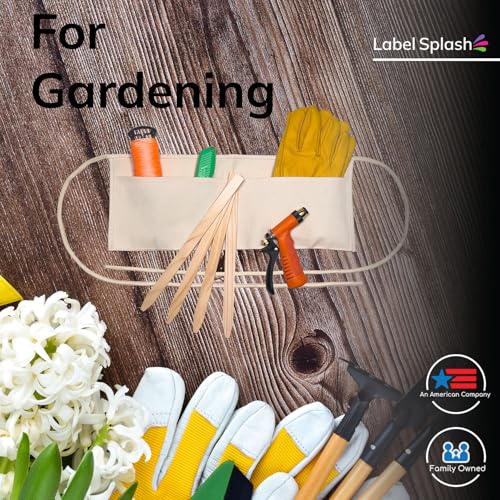 2 Pocket Canvas Work Waist Nail Apron Belt Washable Tool Utility Gardening Woodworkers Roofers Artists & Crafts - color: Canvas 4 Pack