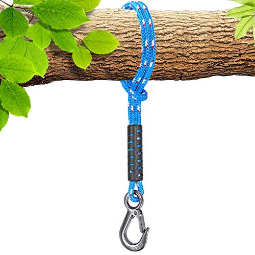 BeneLabel 1Pcs 39" Tree Swing Ropes Hanging Swing Strap for Hammock Blue - color: Blue, size: 39"