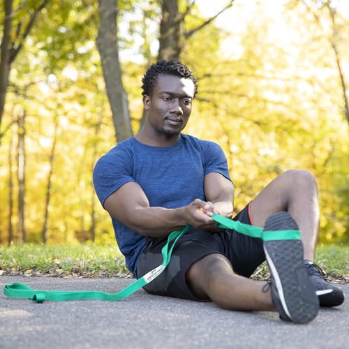 OPTP The Original Stretch Out Strap with Exercise Poster – Made in the USA
