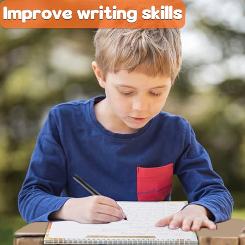 chiazllta Grooved Cursive Handwriting Workbook with Disappearing Ink Pens Magic Reusable Grooved Cursive Writing Practice for Beginners Kids Kickoff Student Workbook Homeschooling Supplies (Sentence) - style: Sentence