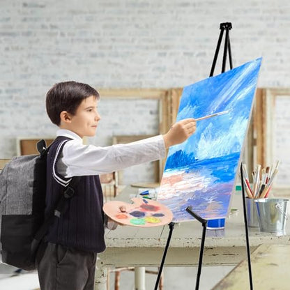AROIC 63 "Easel Stand for Display, 20 Pack Portable Foldable Metal Easel | Signs Wedding Logos ,Arts, Painting,Adjustable Floor Easels with 20 Storage Bag - style: 20P