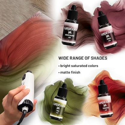 Alcohol Ink Set - 34 Color Variations - Set #30-4 Alcohol Inks x 0.51 fl oz (15 ml) | Highly Concentrated Dyes, Lightfast, Translucent and Vibrant Colors – For Painting and Epoxy Resin – Made in the EU - color: 30, style: Basic 'A' line