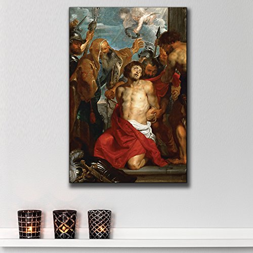 wall26 - Oil Painting of The Martyrdom of Saint George by Peter Paul Rubens - Baroque Style - Angels, Jesus Christ, Catholic - Canvas Art Home Art - 12x18 inches - color: 18. the Martyrdom of Saint George, size: 18"L x 12"W