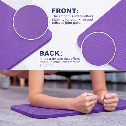 Thenshop 12 Pcs Home Pilates Kit for Women Workouts, Purple Yoga Equipment Set with Yoga Mats Socks Balls Blocks Resistance Bands Strap Knee Pads and Fitness Storage Bag Accessories for Starter