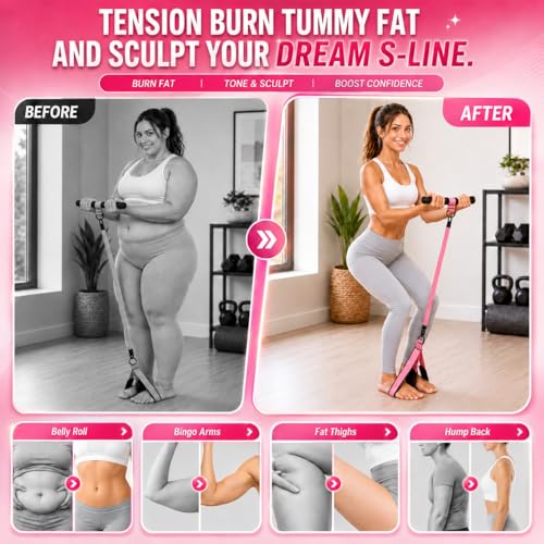 Upgraded Pedal Resistance Band with Handle for Full-Body Workouts