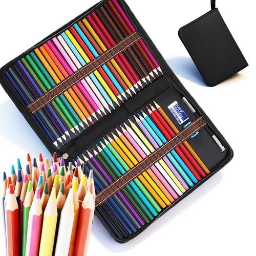 Premium Colored Pencils Set - Artist-Grade, Soft Oil-based Colored Pencils for Vibrant Drawing, Coloring & Sketching, Perfect for Artists & Adults (48 pcs)