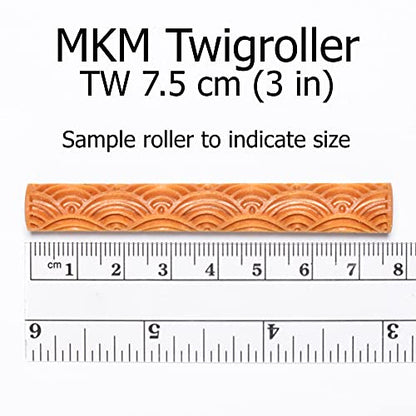 MKM Pottery Tools Wood Twig Rollers for Clay (TW-05 Dance) - color: TW-05 Dance