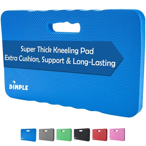 Dimple Kneeling Pad, High Density Thick Foam Comfort Kneeling Mats for Gardening, Yoga Exercise, Garden Cushions, Knee Pads Blue - color: Blue, size: Single