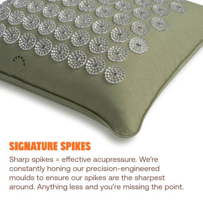 ShaktiMat Acupressure Pillow, Neck & Shoulder Relief, Premium Level 1 Tulsi - color: Premium-tulsi, size: Level 1
