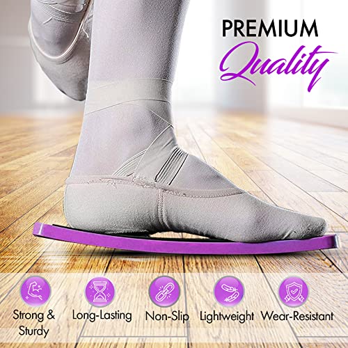 Zenmarkt Turning Board for Dancers, Cheerleaders, Gymnasts, Ice Skaters - color: Purple
