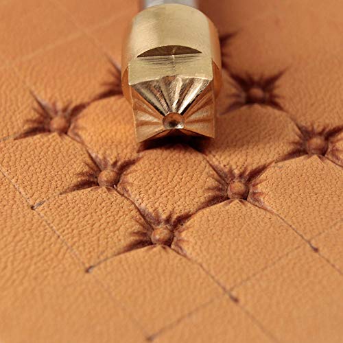 DandS ltd Leather Stamp Tool, Sofa, Professional Steel Craft Tool for Leatherworking, Embossing, Carving & Stamping Leather Projects, Belts Wallets & DIY Projects Compatible with Mallet #296 - color: Sofa 0.39" x 0.39"