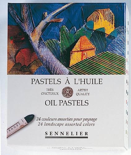 SENNELIER Oil French Pastel for Professional Artists, Landscape Set of 24