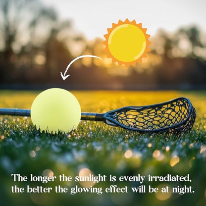 Soulchen Glow in the Dark Lacrosse Balls Official Size Night