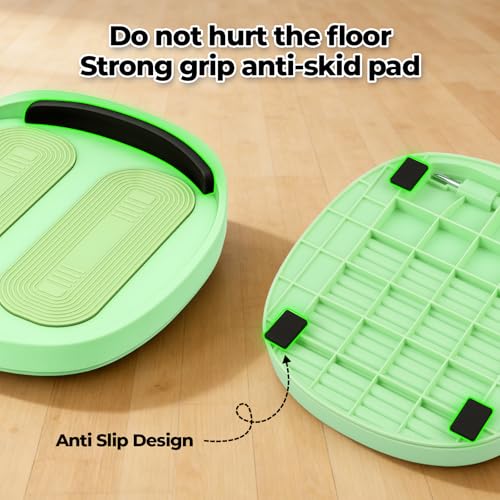 Adjustable Calf Stretcher Slant Board, 15-Level Incline for Ankle Rehab | Lightweight ankle stretch board for shin splints & Achilles tendonitis, home gym travel rehab - color: Green