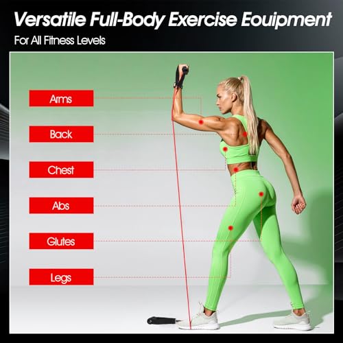 5PCS Resistance Band with Handle Exercise Pull Up Band for Men Women