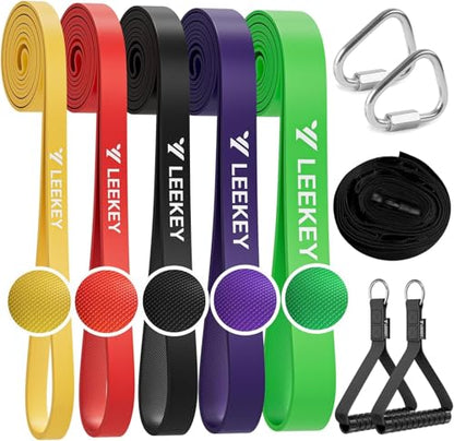 Resistance Bands for Pull Up Assist, Stretch Bands & Exercise Workout Set - color: 15-125LBS PULL UP