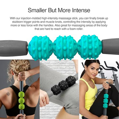 321 STRONG 5-in-1 Massage Set, Complete Mobility Kit for Workout Recovery - color: Soft Teal