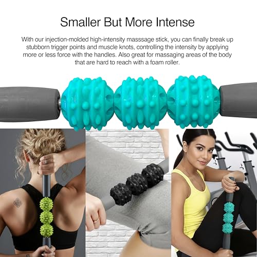 321 STRONG 5-in-1 Massage Set, Complete Mobility Kit for Workout Recovery - color: Soft Teal