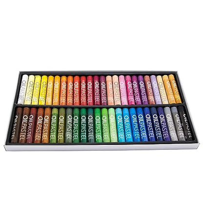 Mungyo Oil Pastels in Assorted Colours - 11 x 70 mm (Pack of 48)