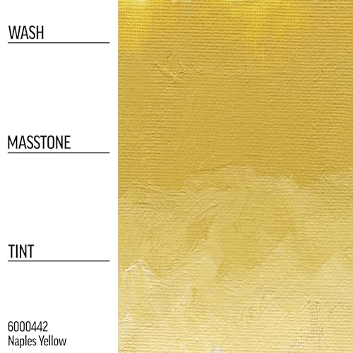 Williamsburg Artist Oil Colors, Naples Yellow, 37 ml Tube | Artist grade oil paint delivering rich texture, high pigment load, and distinctive handmade character. - color: Naples Yellow, size: 1.25 Fl Oz (Pack of 1)