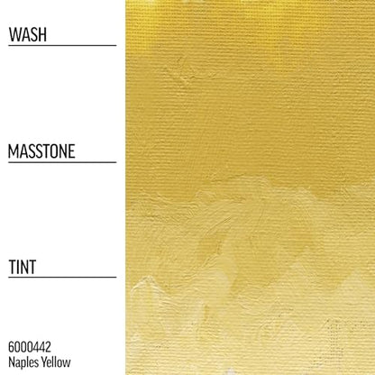 Williamsburg Artist Oil Colors, Naples Yellow, 37 ml Tube | Artist grade oil paint delivering rich texture, high pigment load, and distinctive handmade character. - color: Naples Yellow, size: 1.25 Fl Oz (Pack of 1)